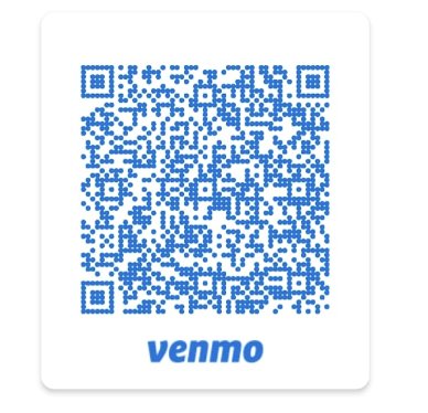 Venmo donation QR code